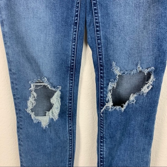 Free People | Busted Knee High Rise Jeans 27L - Picture 3 of 6